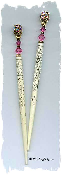 Raspberry Rumba ShadowStix Hair Sticks