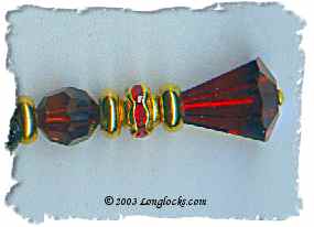 Red Rocket LongLocks Hair Jewelry