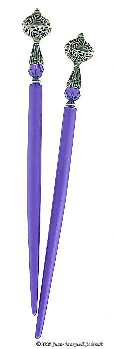 Regal Lace LongLocks Design - Click to see our hair jewelry catalog!