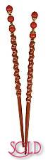 Romantic Ruby RapunzelStix Hair Pins