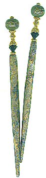 Romanza Moss LongLocks Hair Jewelry