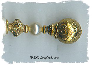 Rose of Gold LongLocks HairSticks
