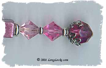 Rose Satin LongLocks Hair Sticks