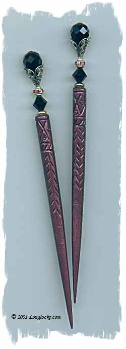 Rose Shadow FXStix Hair Sticks