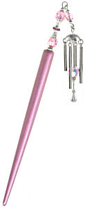 Rose Tempest Hair Chimes Hair Pin