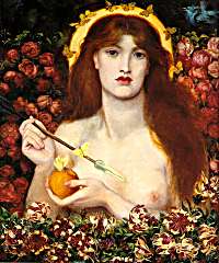 Venus by Dante Gabriel Rosetti - Click to send as a free postcard!