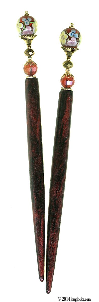 Scarlet Garden LongLocks FantasyStix Hair Sticks