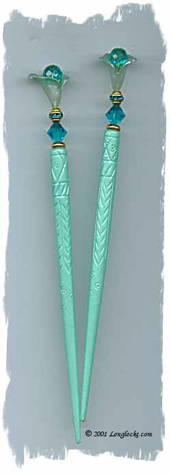 Sea Lily LongLocks PosyStix Hair Sticks