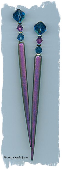 Sentimental Blues LongLocks GlimmerStix Hair Accessories
