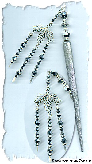 Silvered Frost LongLocks GeishaStix Hair Sticks