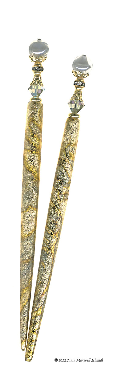 Silver Lining LongLocks FoilStix Hair Sticks