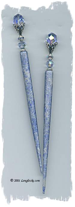 Silver Sky LongLocks HairSticks