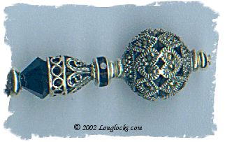 Silver Stardust LongLocks HairSticks