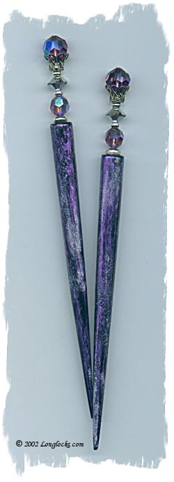 Silver Twilight LongLocks FantasyStix Hair Sticks