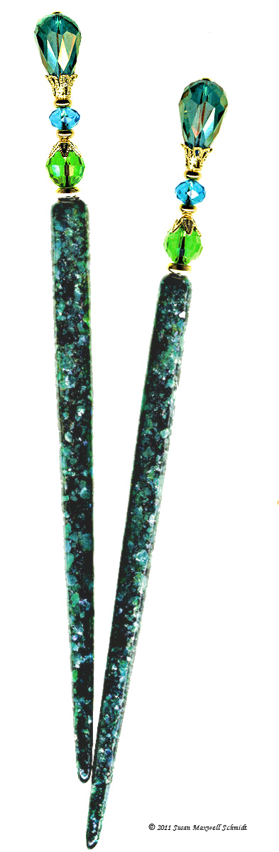 Rose Illusion LongLocks Hair Jewelry Design