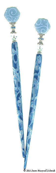 Sky Illusion Special Edition IllusioniStix LongLocks Hair Jewelry - Click to see our full catalog!