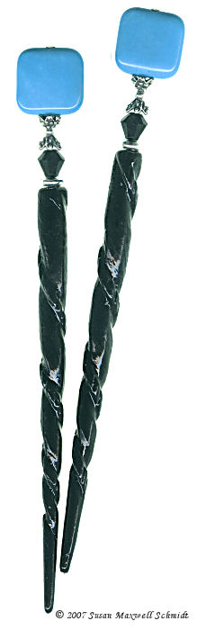 Sleeping Beauty LongLocks GemStix Hair Sticks
