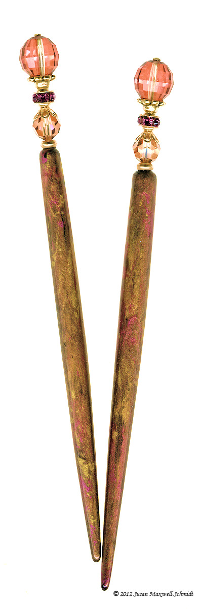 Smoldering Magma LongLocks LuminiStix Hair Sticks