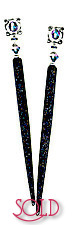 Spinning Heliotrope HoloStix Hologram Hair Jewelry