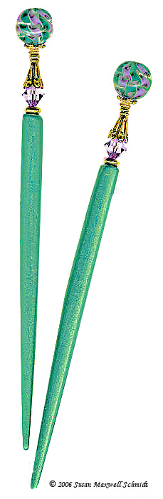 Spring Ribbons LongLocks FXStix Hair Sticks