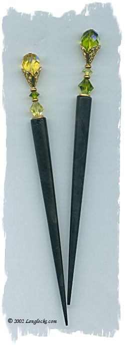 Spring's Paintbrush LongLocks HairSticks