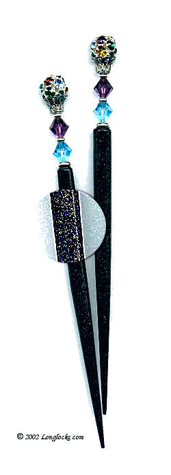 Star Cluster LongLocks HoloStix Hair Sticks