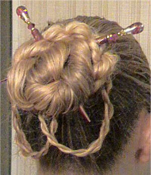 New prom hairstyles, try something easy with hair sticks