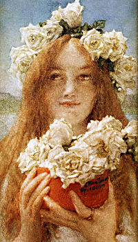 'Summer Offering' by Sir Lawrence Alma Tadema - Click to see this painting on items available in The Rapunzel Shoppe!
