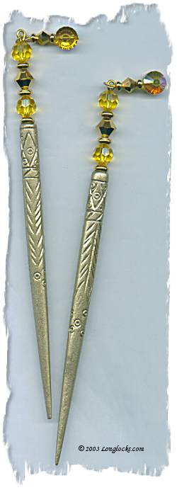 Sungold LongLocks SwingStix Hair Sticks