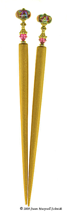 Surrealism LongLocks HairSticks Hair Jewelry Design - Click to see our hair jewelry catalog!