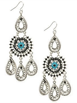 ArdenB Beaded Chandelier Drop Earrings