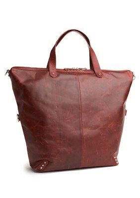 Ava Rose Speed Racer Tote Handbag in Burgundy