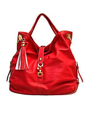 London Fog Morgan Handbag in Red