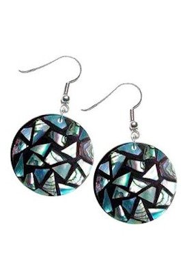 Mad by Design Pearl Inlaid Earrings