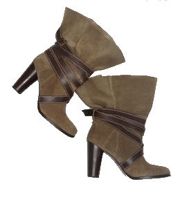 Rosegold Suede Valerie Boot in Mink