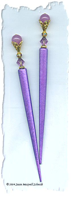 Sweet Lavender LongLocks GemStix Hair Sticks