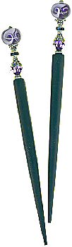 Tanzanite Twist Original LongLocks HairSticks