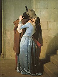 'The Kiss' by Francesco Hayez - Click to send it as a free postcard!