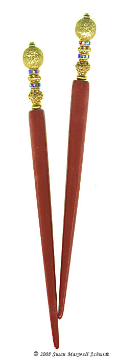 The Queen LongLocks d'OrStix Hair Sticks