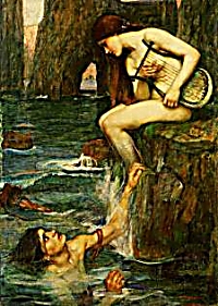 The Siren by John William Waterhouse - Click to send as a free postcard!