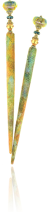 Topaz Dragon LongLocks DragonStix Hair Jewelry