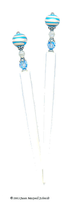 Turquoise Twist Special Edition Original LongLocks HairSticks