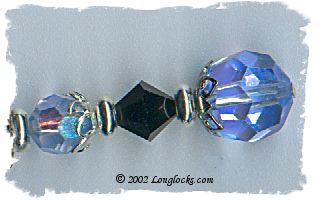Tuxedo Blue LongLocks HairSticks