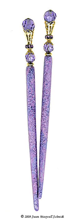 Twilight Marble LongLocks Design - Click to see our hair jewelry catalog!