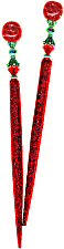 Twisted Cherry Special Edition FoilStix Hair Sticks