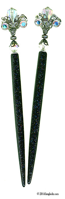 Venusian Tulip LongLocks Design - Click to see our hair jewelry catalog!