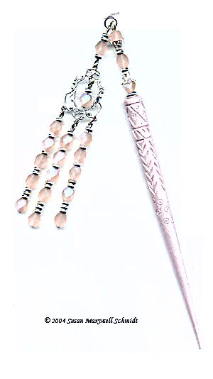 Victorian Pink LongLocks GeishaStix Hair Sticks