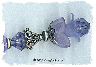 Violet Explosion LongLocks Hair Sticks
