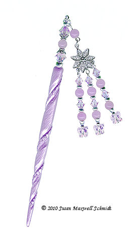 Violet Wings LongLocks Design - Click to see our hair jewelry catalog!