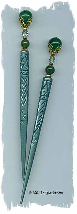Whispering Cedars LongLocks GemStix Hair Sticks